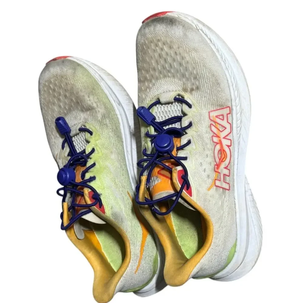 Hoka One One Mach 6 Athletic Sneakers Men's 7.5B Multicolor Cushioned Low Top